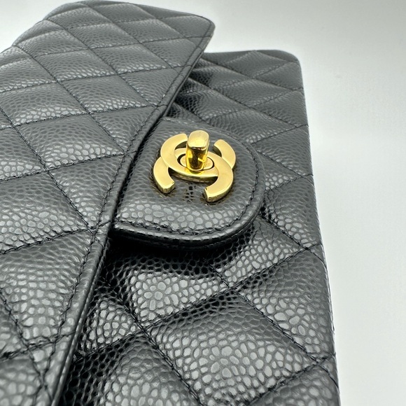 Authentic Chanel flap bag with original box and dust bag. - Picture 5 of 14